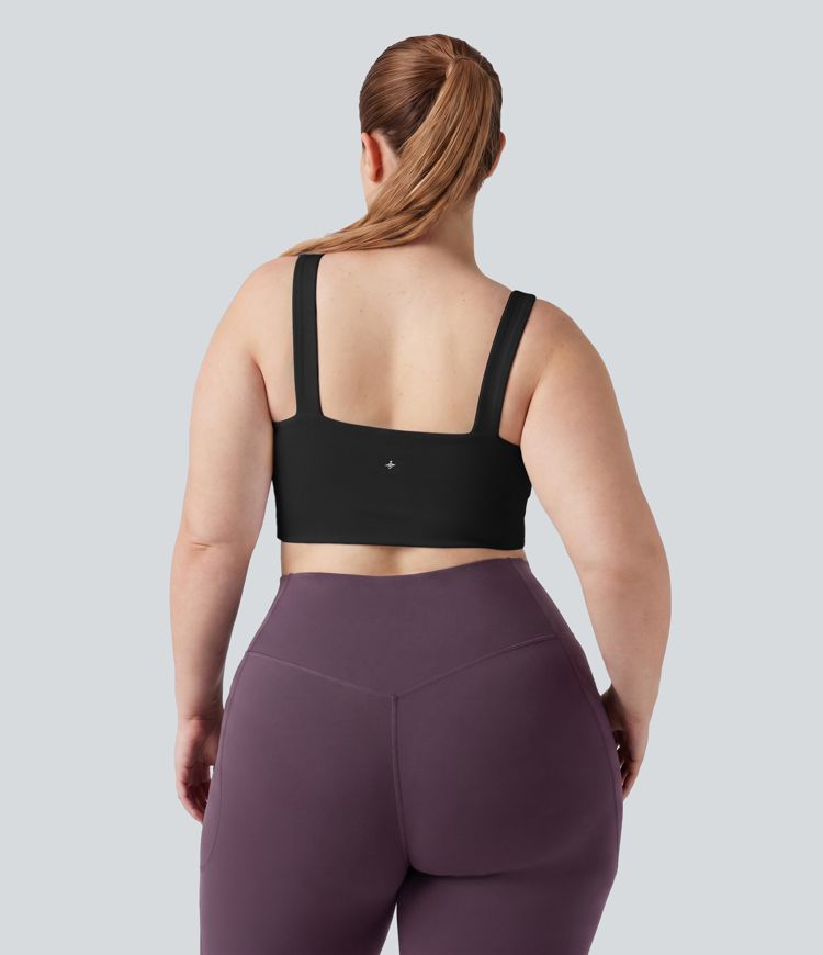 Plus Size Halara UltraSculpt™ Light Support Molded Cups Push-Up Yoga Sports Bra Plus Size Halara UltraSculpt™ Light Support Molded Cups Push-Up Yoga Sports Bra