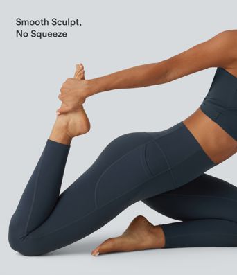 Halara UltraSculpt™ Curvy High Waisted Tummy Control Shaping Yoga Leggings with Pockets Halara UltraSculpt™ Curvy High Waisted Tummy Control Shaping Yoga Leggings with Pockets