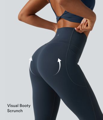 Halara UltraSculpt™ Curvy High Waisted Tummy Control Shaping Yoga Leggings with Pockets Halara UltraSculpt™ Curvy High Waisted Tummy Control Shaping Yoga Leggings with Pockets