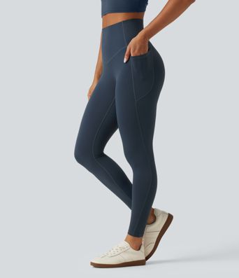 Halara UltraSculpt™ Curvy High Waisted Tummy Control Shaping Yoga Leggings with Pockets Halara UltraSculpt™ Curvy High Waisted Tummy Control Shaping Yoga Leggings with Pockets