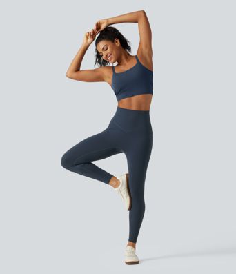 Halara UltraSculpt™ Curvy High Waisted Tummy Control Shaping Yoga Leggings with Pockets Halara UltraSculpt™ Curvy High Waisted Tummy Control Shaping Yoga Leggings with Pockets