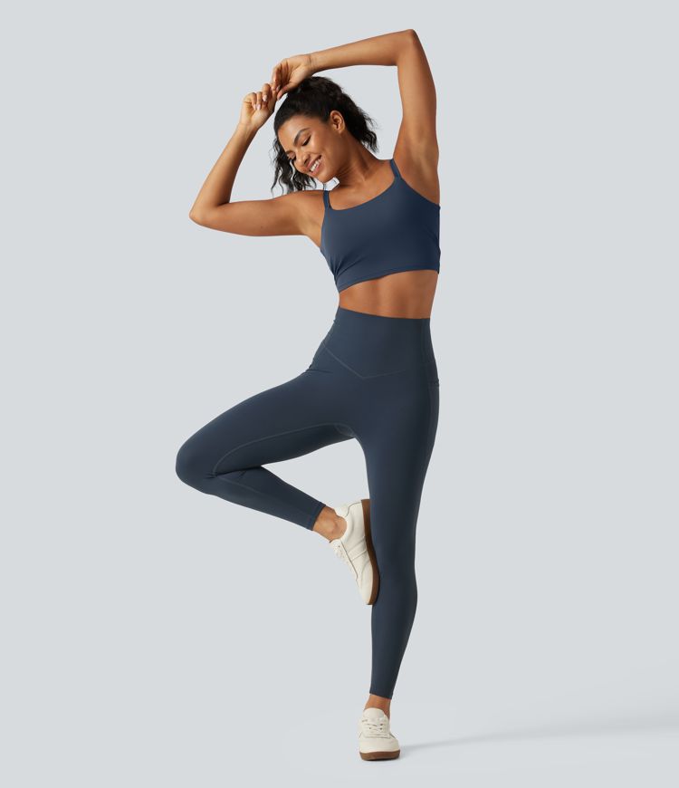 Halara UltraSculpt™ Curvy High Waisted Tummy Control Shaping Yoga Leggings with Pockets Halara UltraSculpt™ Curvy High Waisted Tummy Control Shaping Yoga Leggings with Pockets