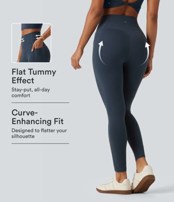 Halara UltraSculpt™ Curvy High Waisted Tummy Control Shaping Yoga Leggings with Pockets Halara UltraSculpt™ Curvy High Waisted Tummy Control Shaping Yoga Leggings with Pockets