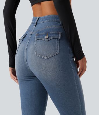 Halara Flex™ High Waisted Casual Skinny Jeans with Pockets