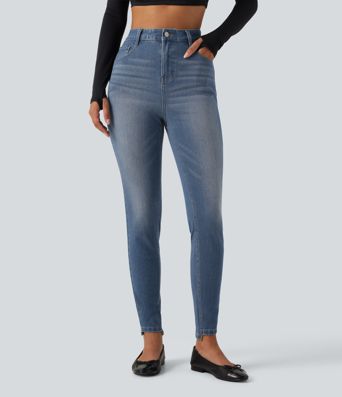 Halara Flex™ High Waisted Casual Skinny Jeans with Pockets