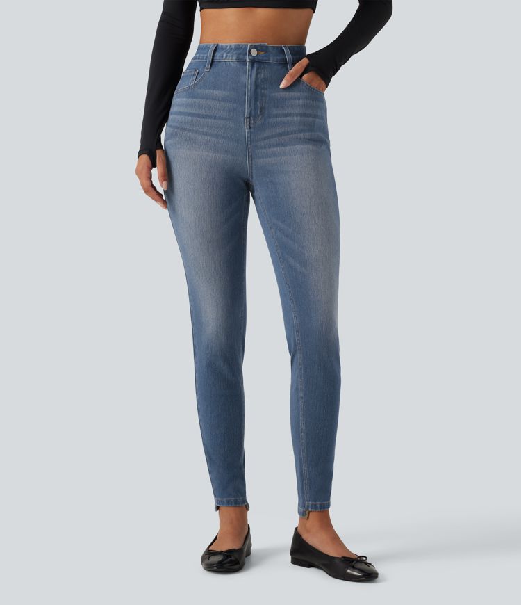 Halara Flex™ High Waisted Casual Skinny Jeans with Pockets
