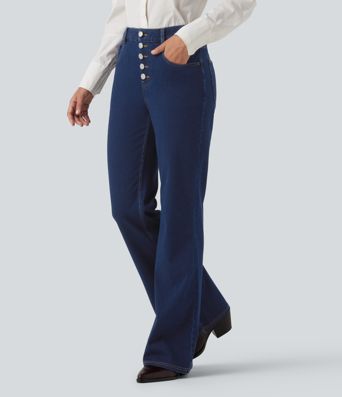 Jean flare Halara Flex™ taille mi-haute avec poches