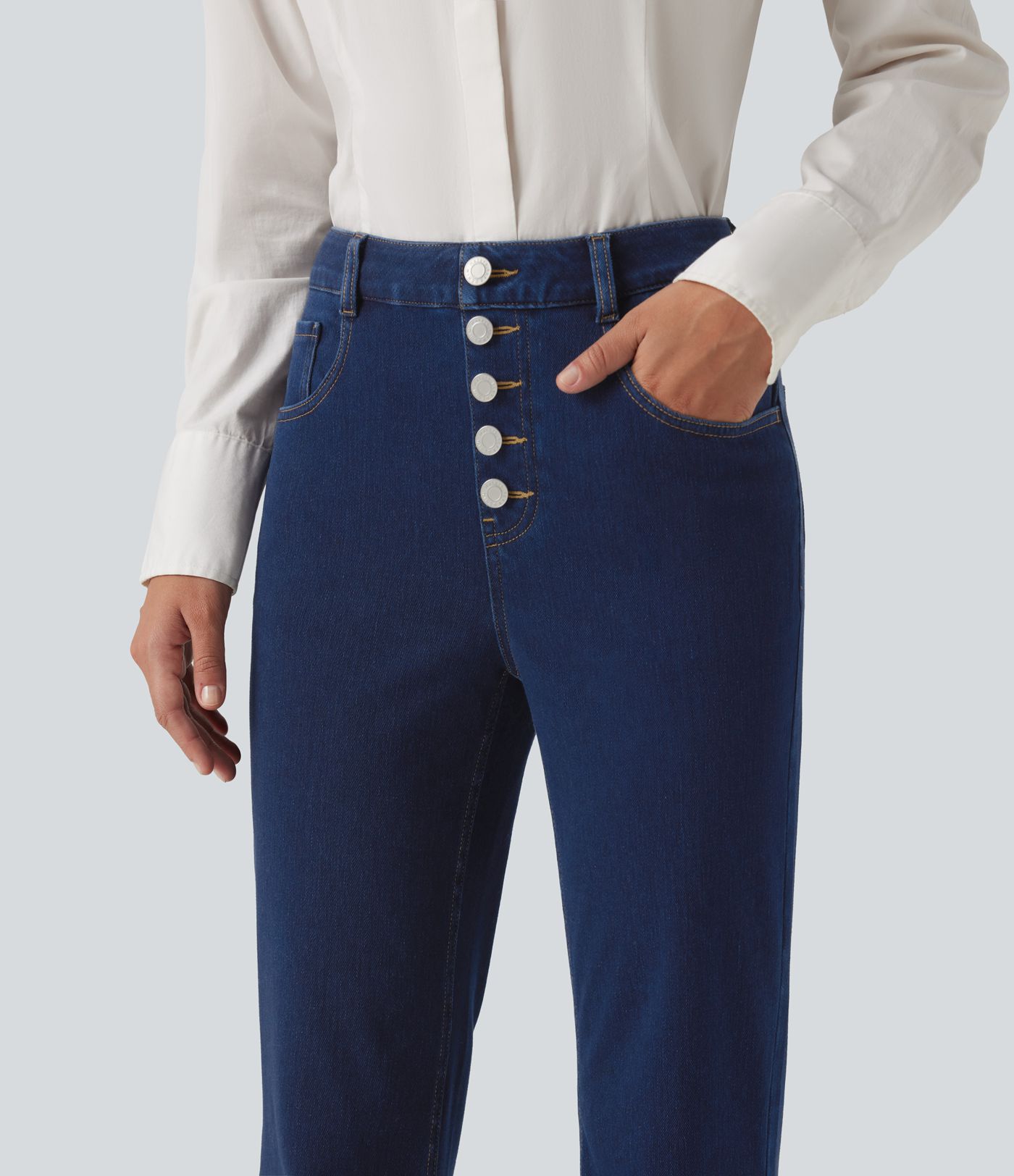 Jean flare Halara Flex™ taille mi-haute avec poches
