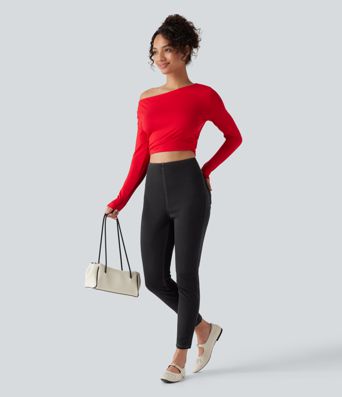 Halara Flex™ - Lässige Leggings mit hohem Bund, mehreren Taschen und Bauchkontrolle
