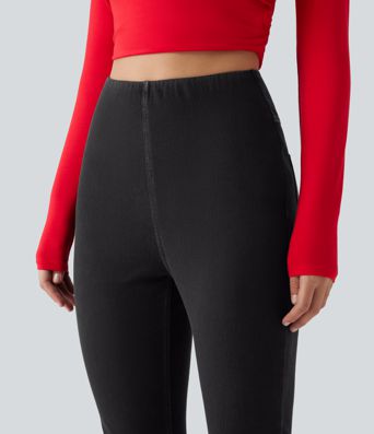 Halara Flex™ - Lässige Leggings mit hohem Bund, mehreren Taschen und Bauchkontrolle