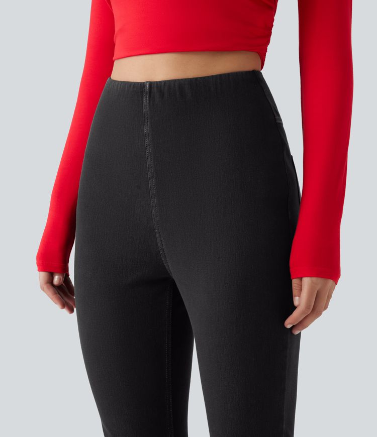 Halara Flex™ - Lässige Leggings mit hohem Bund, mehreren Taschen und Bauchkontrolle