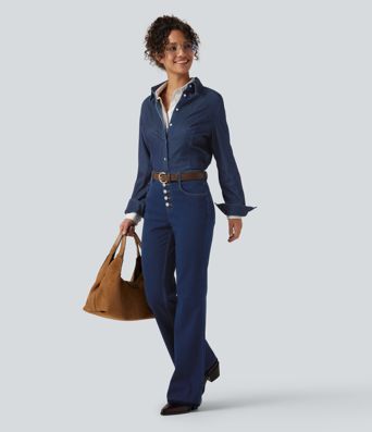 Jean flare Halara Flex™ taille mi-haute avec poches