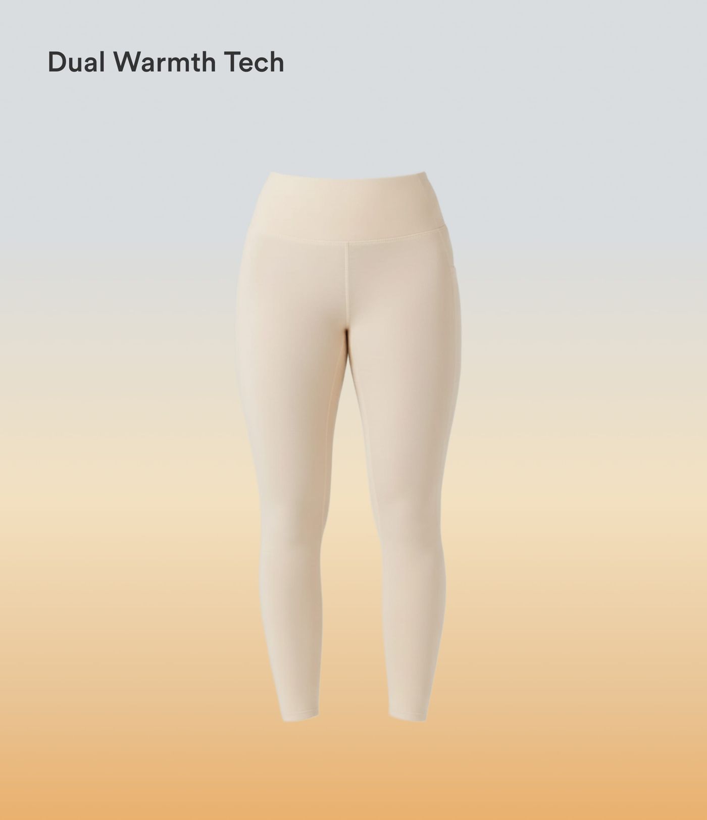 Halara HeatCore — leggings chauffants taille haute, style décontracté, avec poches