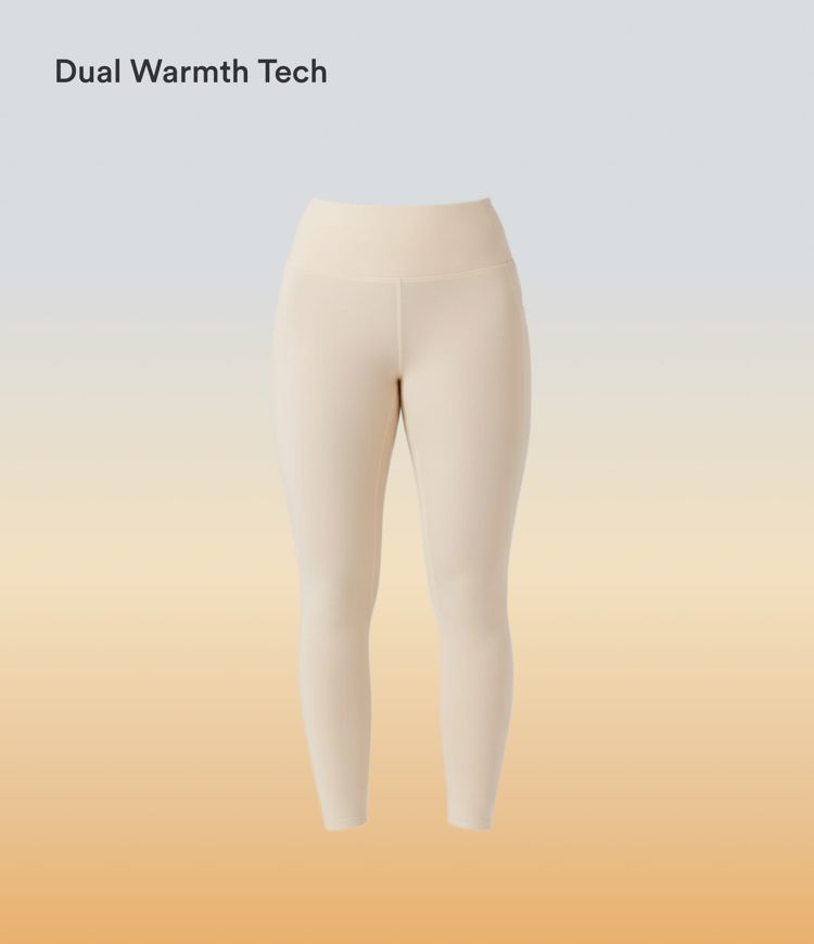 Halara HeatCore — leggings chauffants taille haute, style décontracté, avec poches