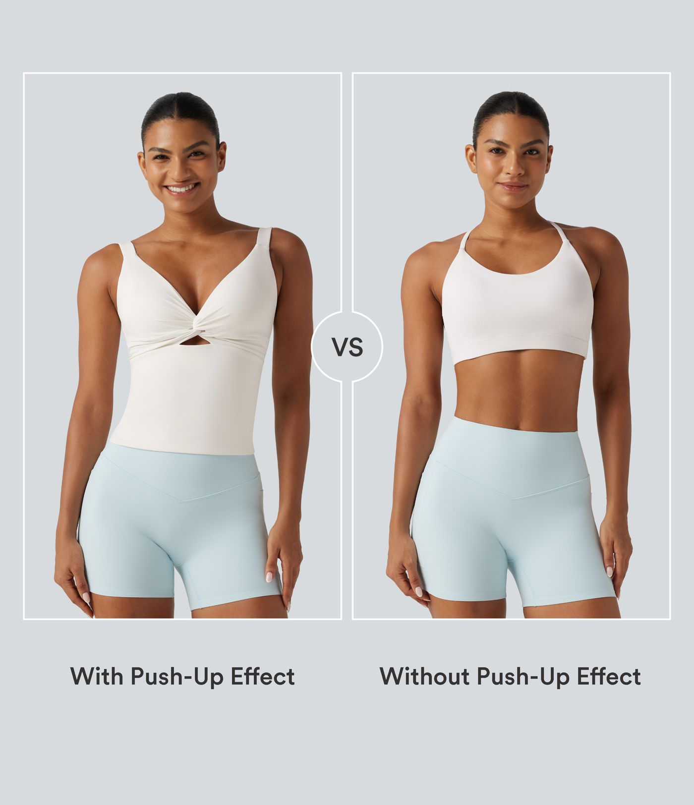Halara UltraSculpt™ Light Support Molded Cups Push-Up Yoga Tank Top