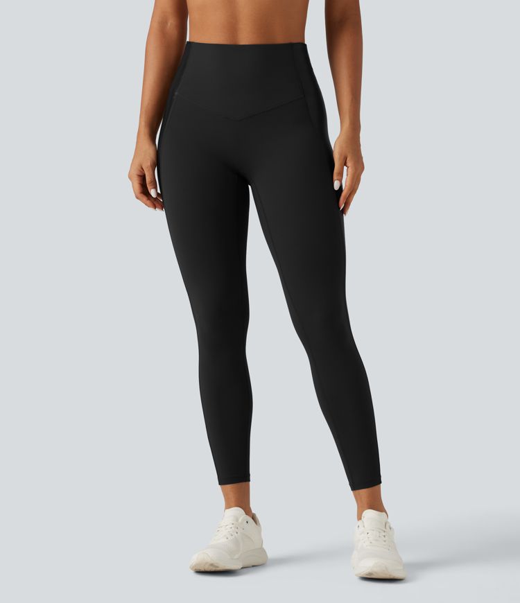Halara UltraSculpt™ - Yoga-Leggings mit hohem Bund, Stretch-PU, Bundtasche und Bauchkontrolle Halara UltraSculpt™ - Yoga-Leggings mit hohem Bund, Stretch-PU, Bundtasche und Bauchkontrolle