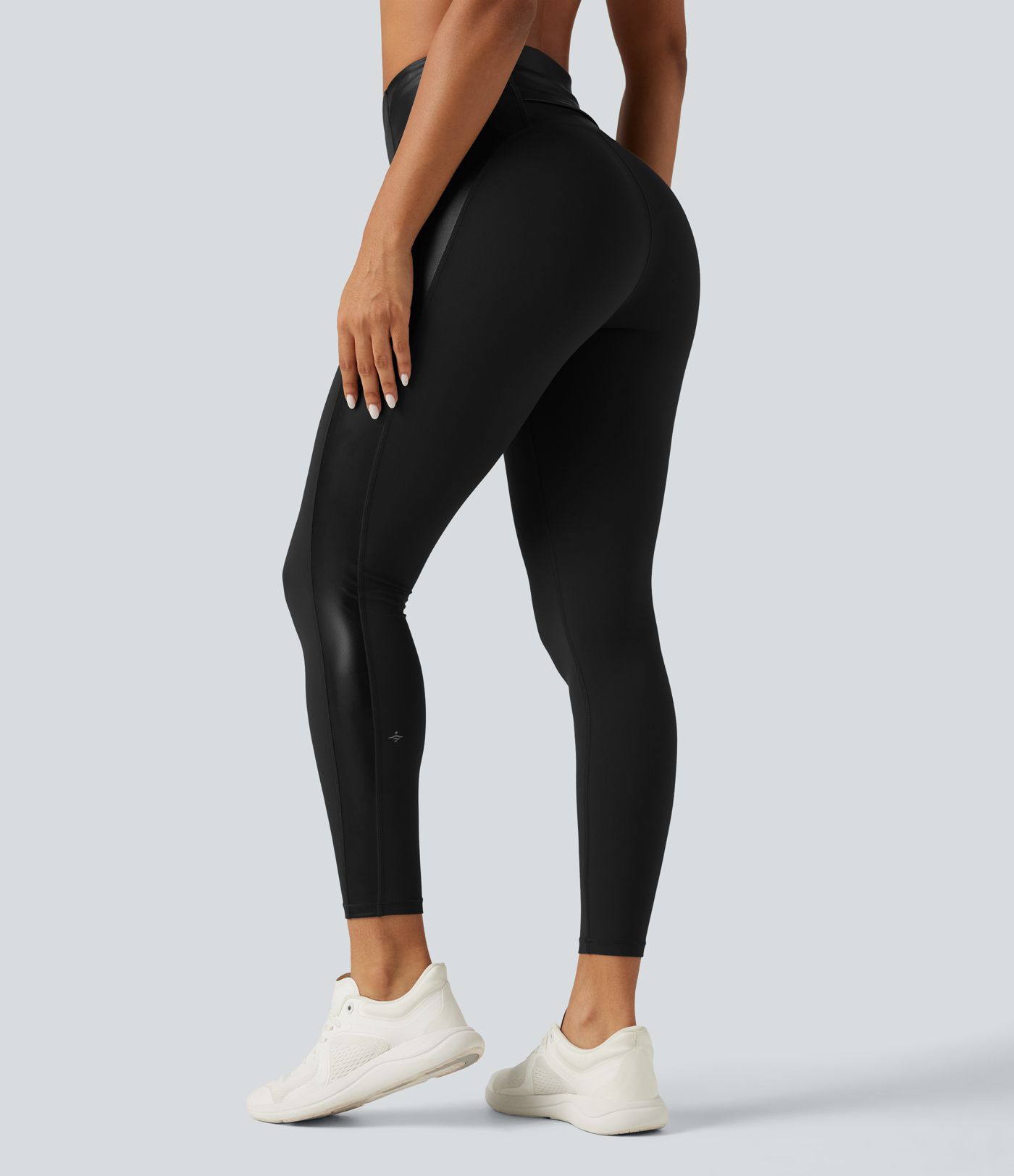 Halara UltraSculpt™ - Yoga-Leggings mit hohem Bund, Stretch-PU, Bundtasche und Bauchkontrolle Halara UltraSculpt™ - Yoga-Leggings mit hohem Bund, Stretch-PU, Bundtasche und Bauchkontrolle
