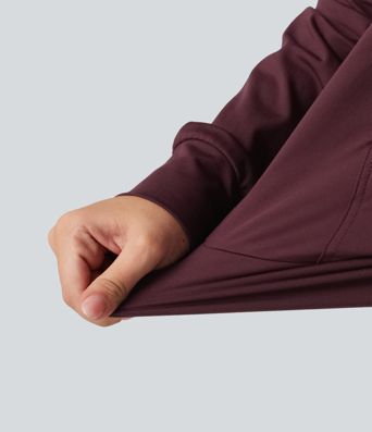 Sweat à capuche à manches longues pour la détente, avec poche