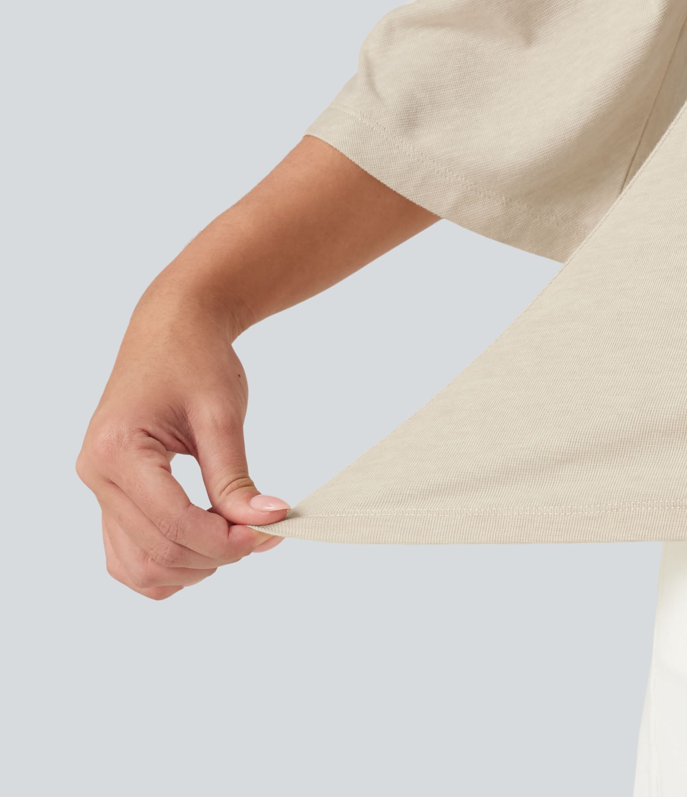 One Shoulder 3/4 Sleeve Ruched Casual Top