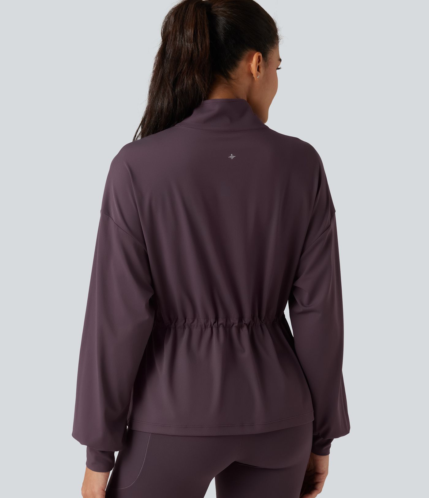 SoftlyZero™ - Yogajacke mit hohem Kragen und langen Ärmeln SoftlyZero™ - Yogajacke mit hohem Kragen und langen Ärmeln
