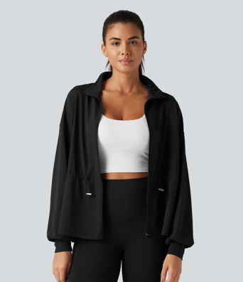 Veste de yoga SoftlyZero™ à col montant et manches longues Veste de yoga SoftlyZero™ à col montant et manches longues