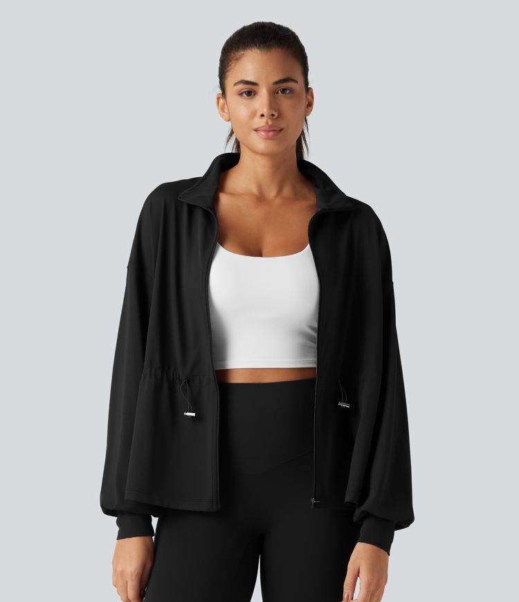 Veste de yoga SoftlyZero™ à col montant et manches longues Veste de yoga SoftlyZero™ à col montant et manches longues