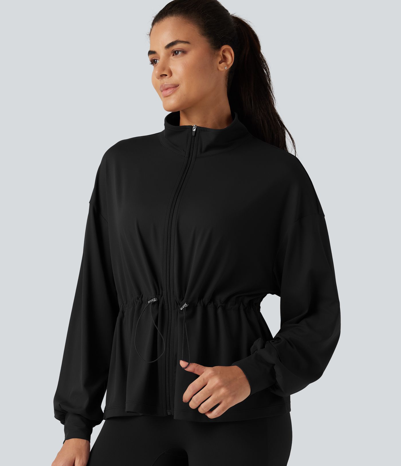 Veste de yoga SoftlyZero™ à col montant et manches longues Veste de yoga SoftlyZero™ à col montant et manches longues