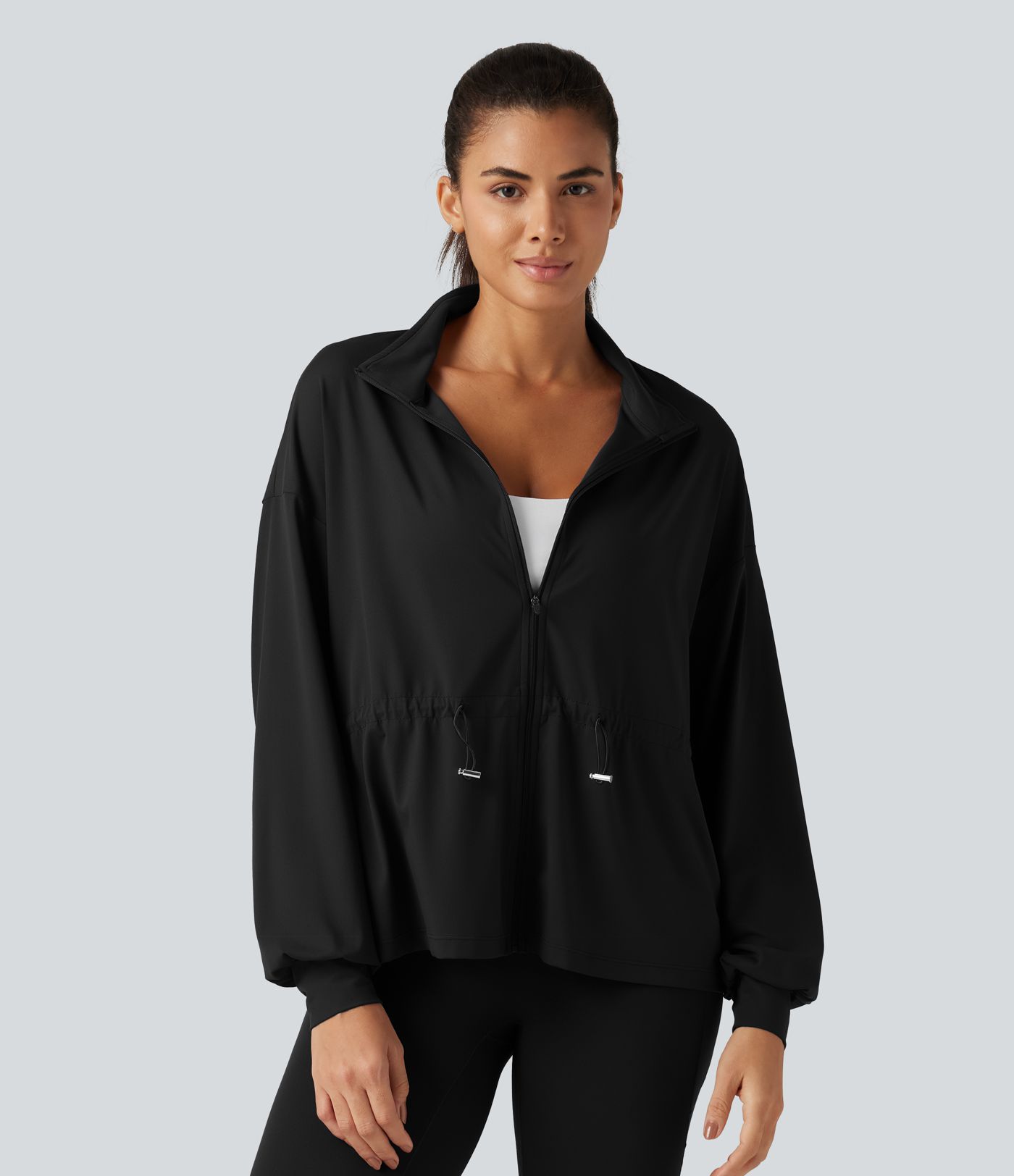 Veste de yoga SoftlyZero™ à col montant et manches longues Veste de yoga SoftlyZero™ à col montant et manches longues