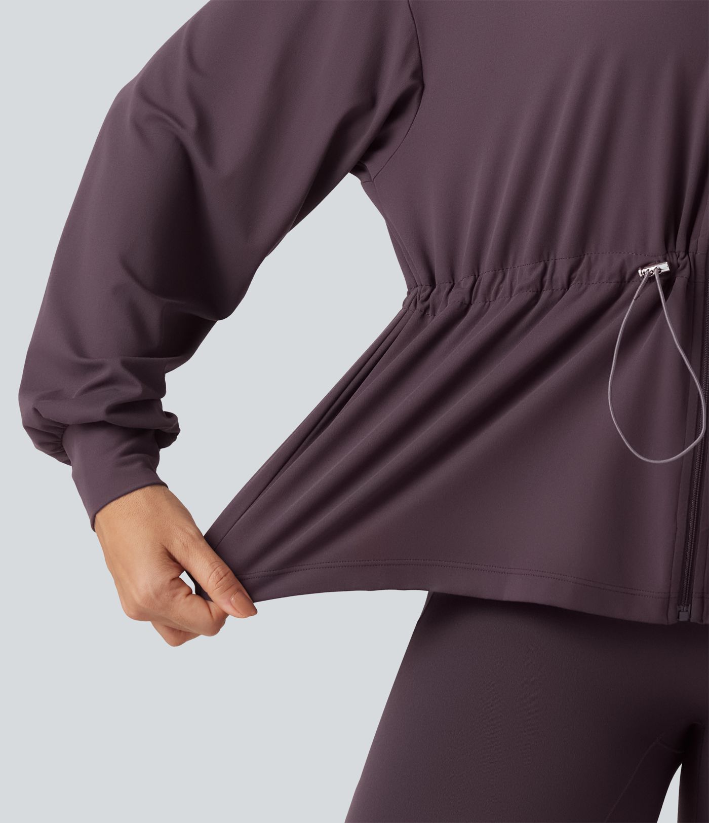 SoftlyZero™ - Yogajacke mit hohem Kragen und langen Ärmeln SoftlyZero™ - Yogajacke mit hohem Kragen und langen Ärmeln
