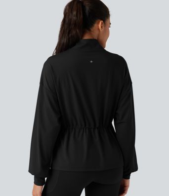 Veste de yoga SoftlyZero™ à col montant et manches longues Veste de yoga SoftlyZero™ à col montant et manches longues