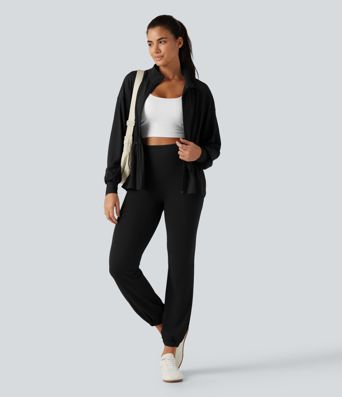 Veste de yoga SoftlyZero™ à col montant et manches longues Veste de yoga SoftlyZero™ à col montant et manches longues