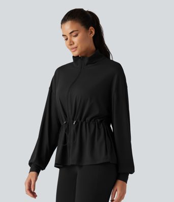 Veste de yoga SoftlyZero™ à col montant et manches longues Veste de yoga SoftlyZero™ à col montant et manches longues