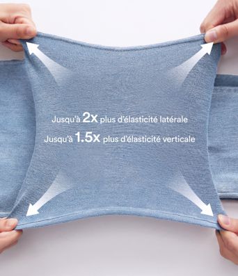 Short asymétrique en jean délavé Halara Flex™ taille basse à poches multiples