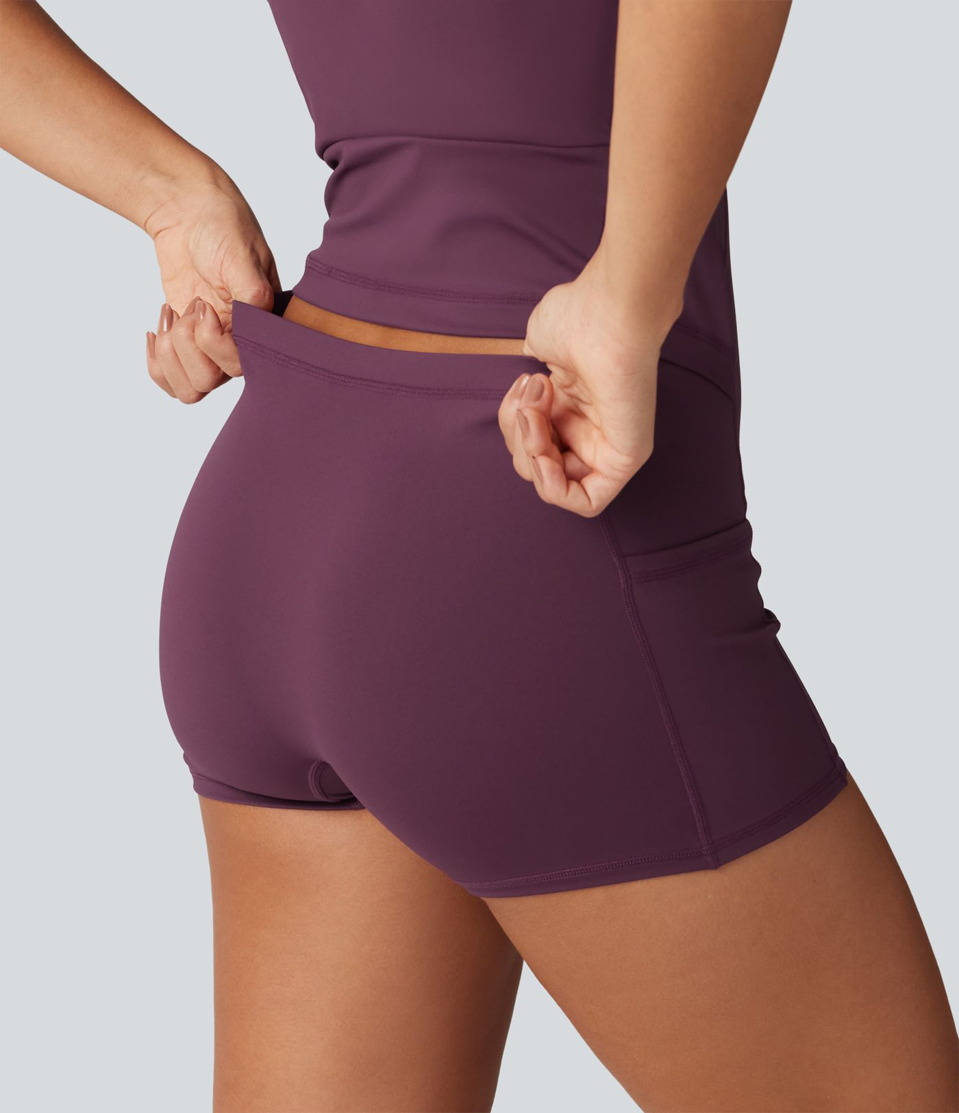 SoftlyZero™ Airy V Neck 2-in-1 Built-in Bra Contrast Lace InstantCool Mini Dance Dress with Pockets-Easy Peezy Edition SoftlyZero™ Airy V Neck 2-in-1 Built-in Bra Contrast Lace InstantCool Mini Dance Dress with Pockets-Easy Peezy Edition