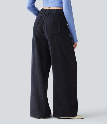 High Waisted Baggy Work Pants with Pockets High Waisted Baggy Work Pants with Pockets