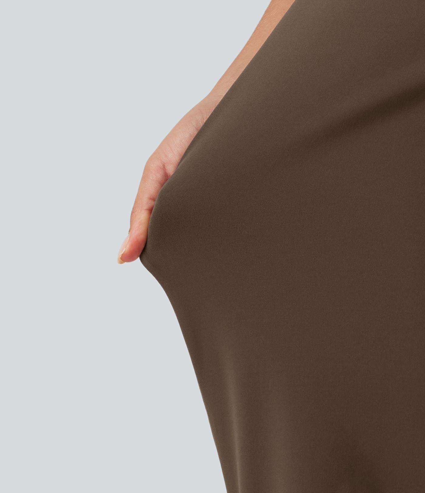 DayStretch High Waisted Straight Leg Stripe Rolled Hem Casual Pants with Pockets DayStretch High Waisted Straight Leg Stripe Rolled Hem Casual Pants with Pockets