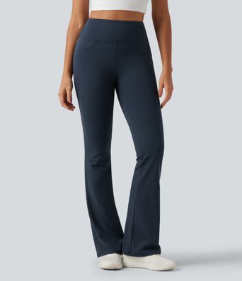 DayStretch High Waisted Butt Lifting Flare Yoga Leggings with Pockets