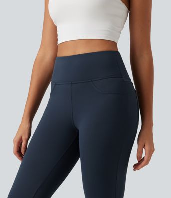 DayStretch High Waisted Butt Lifting Flare Yoga Leggings with Pockets