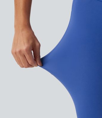 SoftlyZero™ High Waisted Crossover Yoga Flare Leggings with Pockets SoftlyZero™ High Waisted Crossover Yoga Flare Leggings with Pockets
