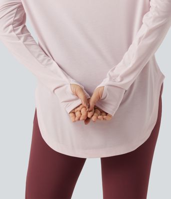 Haut de yoga à épaules dénudées, manches longues, brassière intégrée et séchage rapide Haut de yoga à épaules dénudées, manches longues, brassière intégrée et séchage rapide