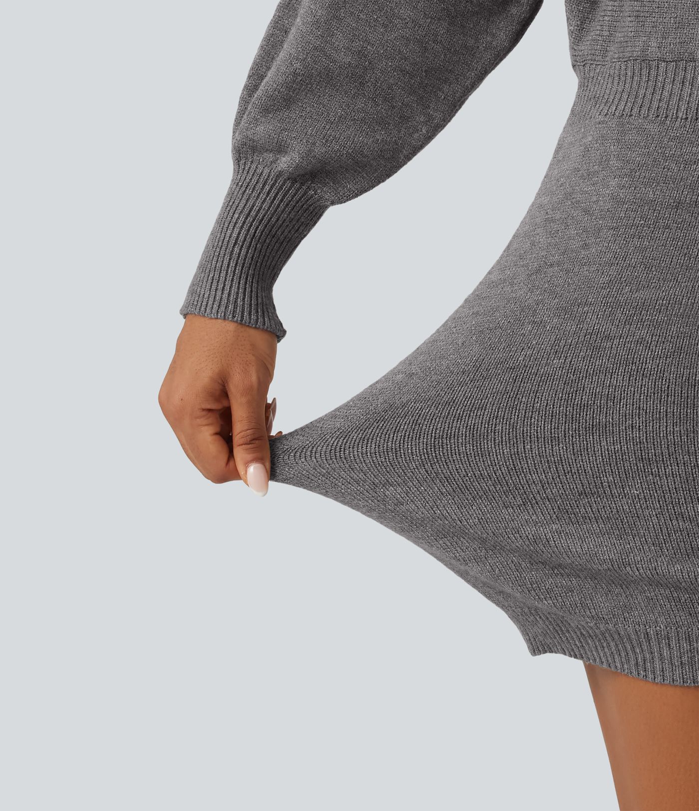 One Shoulder Batwing Long Sleeve Bodycon Mini Work Sweater Dress One Shoulder Batwing Long Sleeve Bodycon Mini Work Sweater Dress