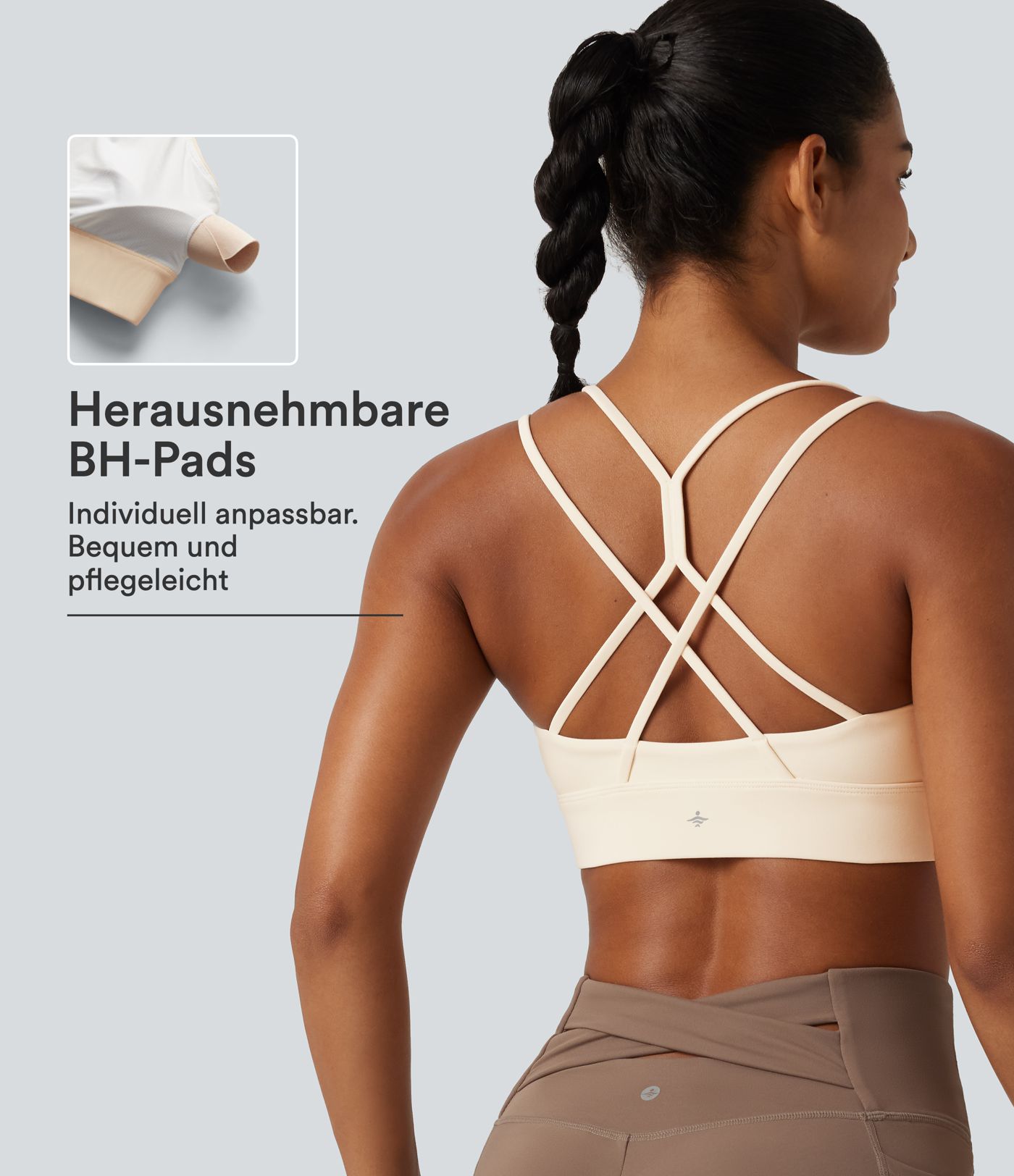 SoftlyZero™ Plush - Sport-BH mit leichtem Support und überkreuztem Design SoftlyZero™ Plush - Sport-BH mit leichtem Support und überkreuztem Design