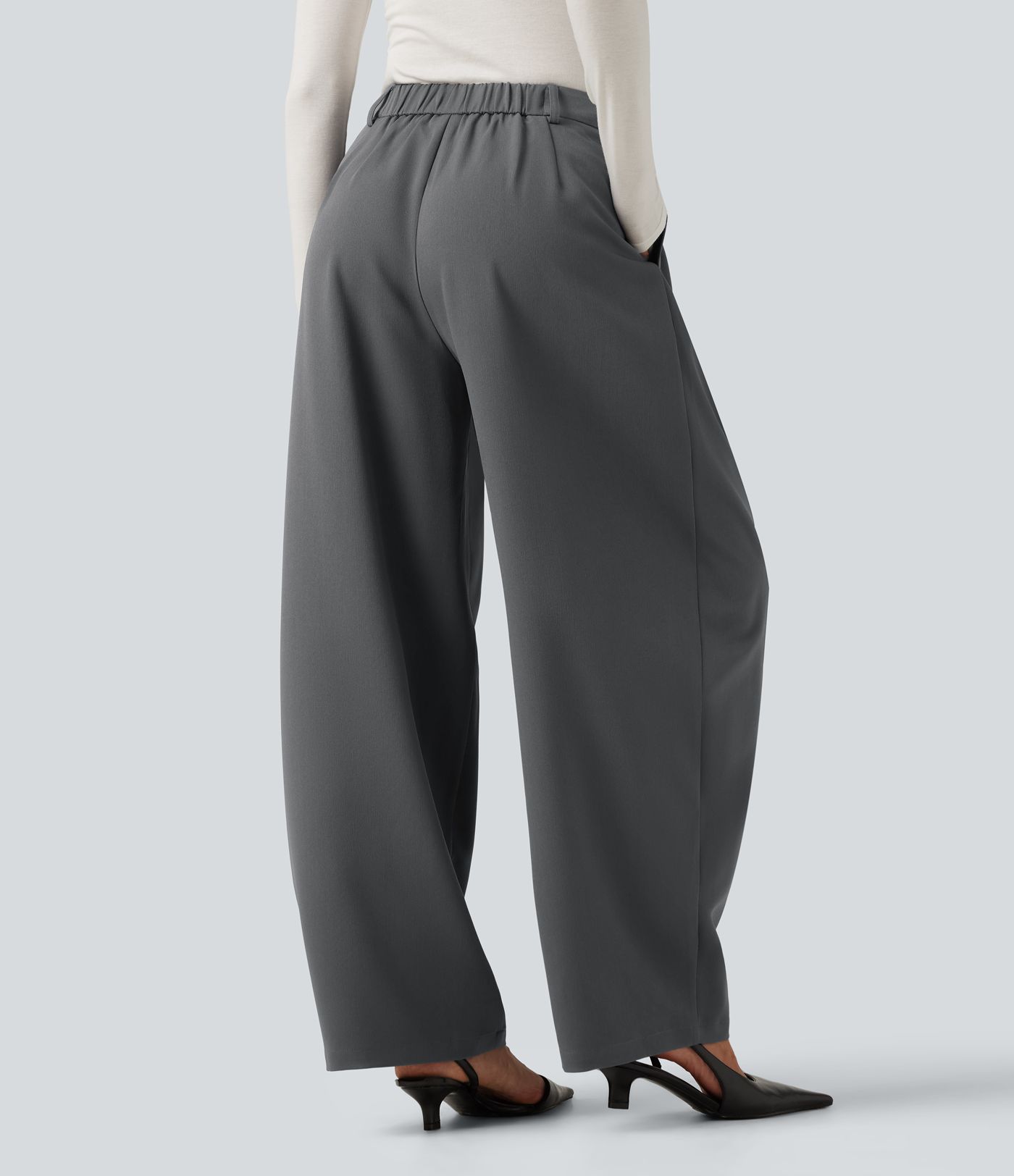 High Waisted Baggy Work Pants with Pockets High Waisted Baggy Work Pants with Pockets