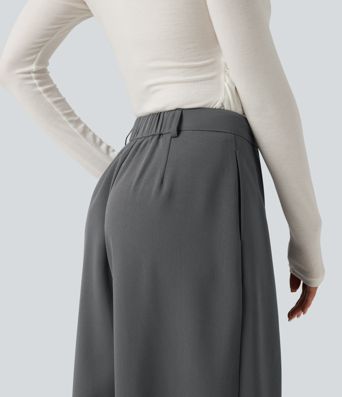 High Waisted Baggy Work Pants with Pockets High Waisted Baggy Work Pants with Pockets