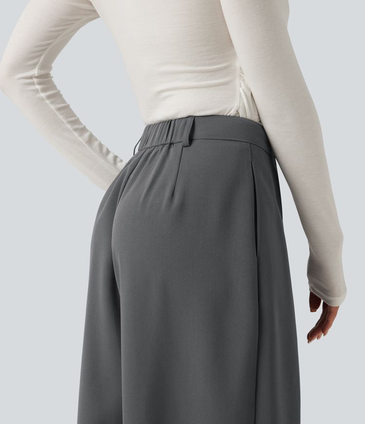High Waisted Baggy Work Pants with Pockets High Waisted Baggy Work Pants with Pockets