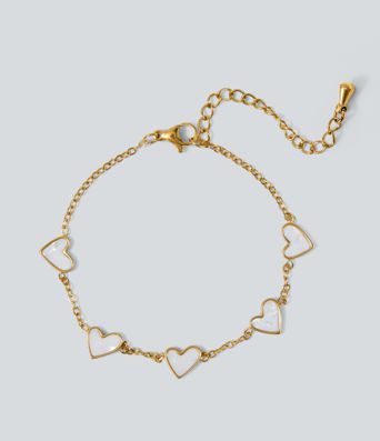 Heart Shell Bracelet