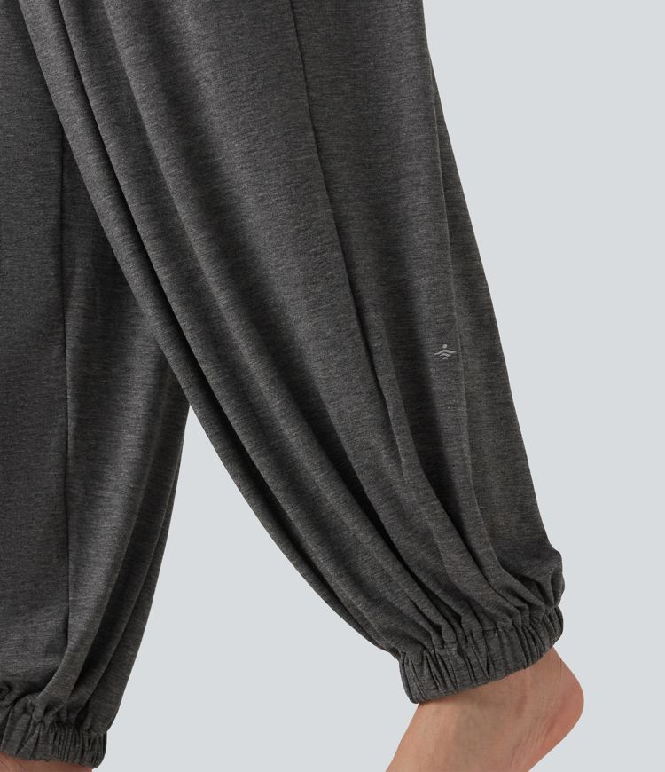 Mid Rise Drawstring Dance Joggers with Pockets