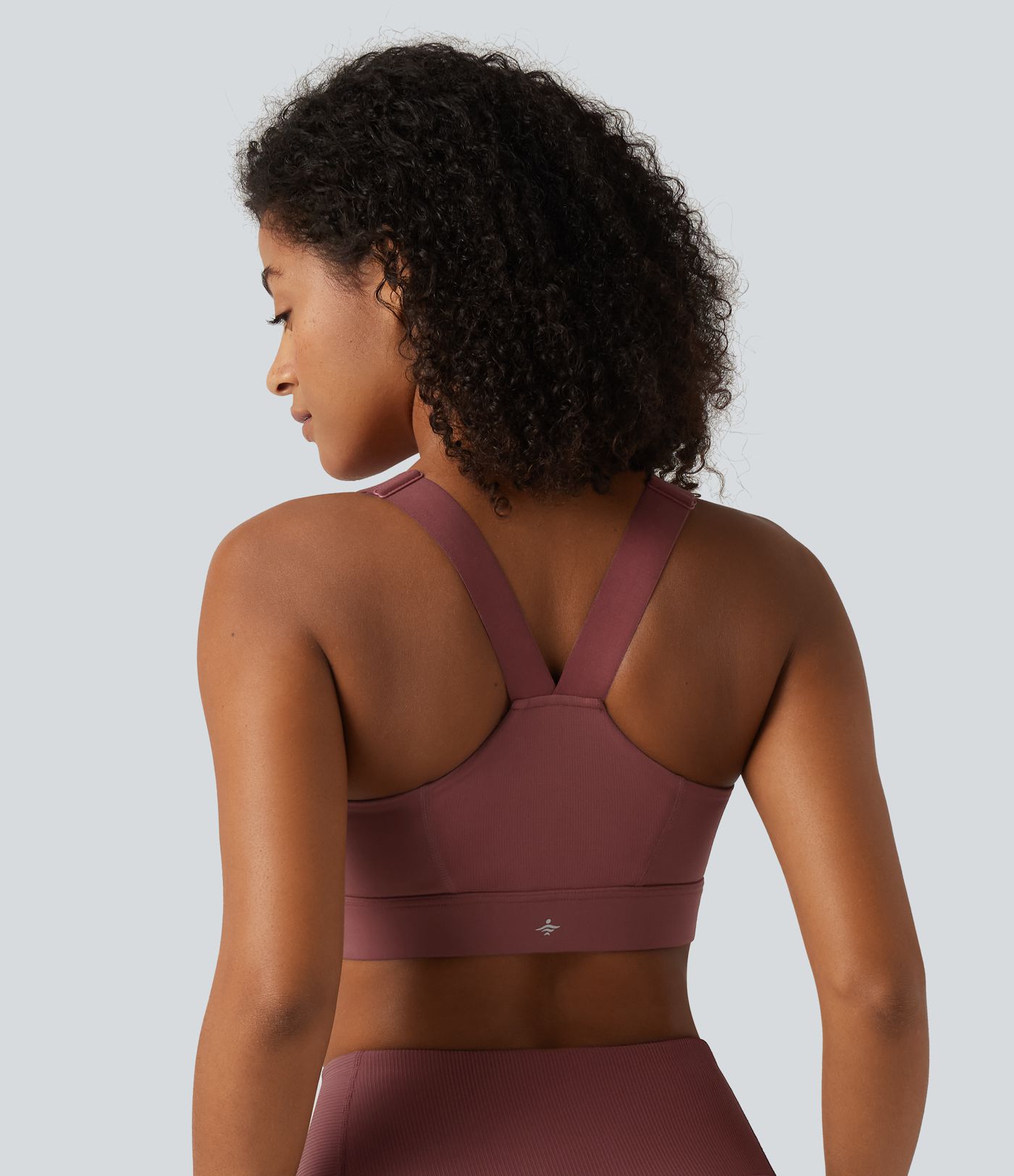 High Support U Neck Adjustable Straps Training Sports Bra with Non-Removable Pad High Support U Neck Adjustable Straps Training Sports Bra with Non-Removable Pad