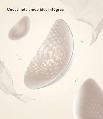 Haut de danse à épaules dénudées, manches courtes et coussinets amovibles, bonnets B à E