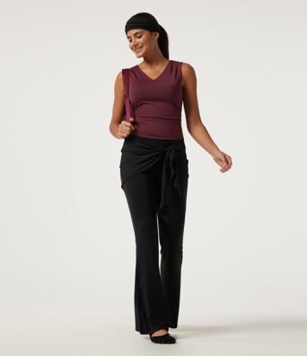 V Neck Ruched InstantCool Quick Dry Built-in Bra Yoga Sports Top